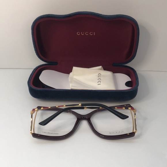 New - GUCCI WOMENS SQUARE TRANSPARENT SUNGLASSES GG0592S-003 - Picture 5 of 14